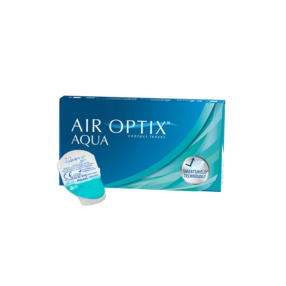alcon air optix aqua contact les